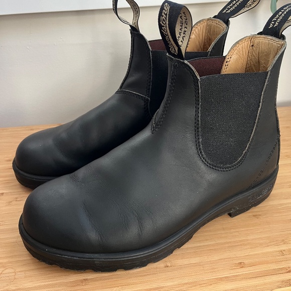 Blundstone Boots - Size AUS/UK 7.5 - Model 558 - Black - Leather Lined - EUC - Picture 3 of 8